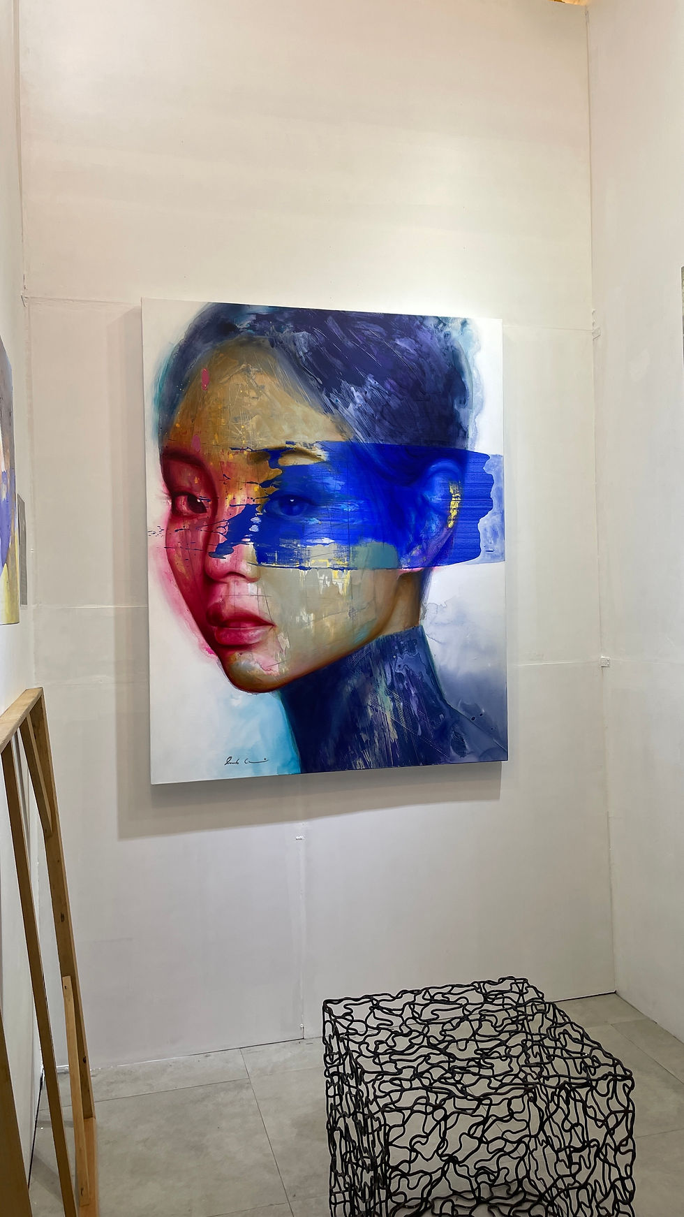 painting of a woman