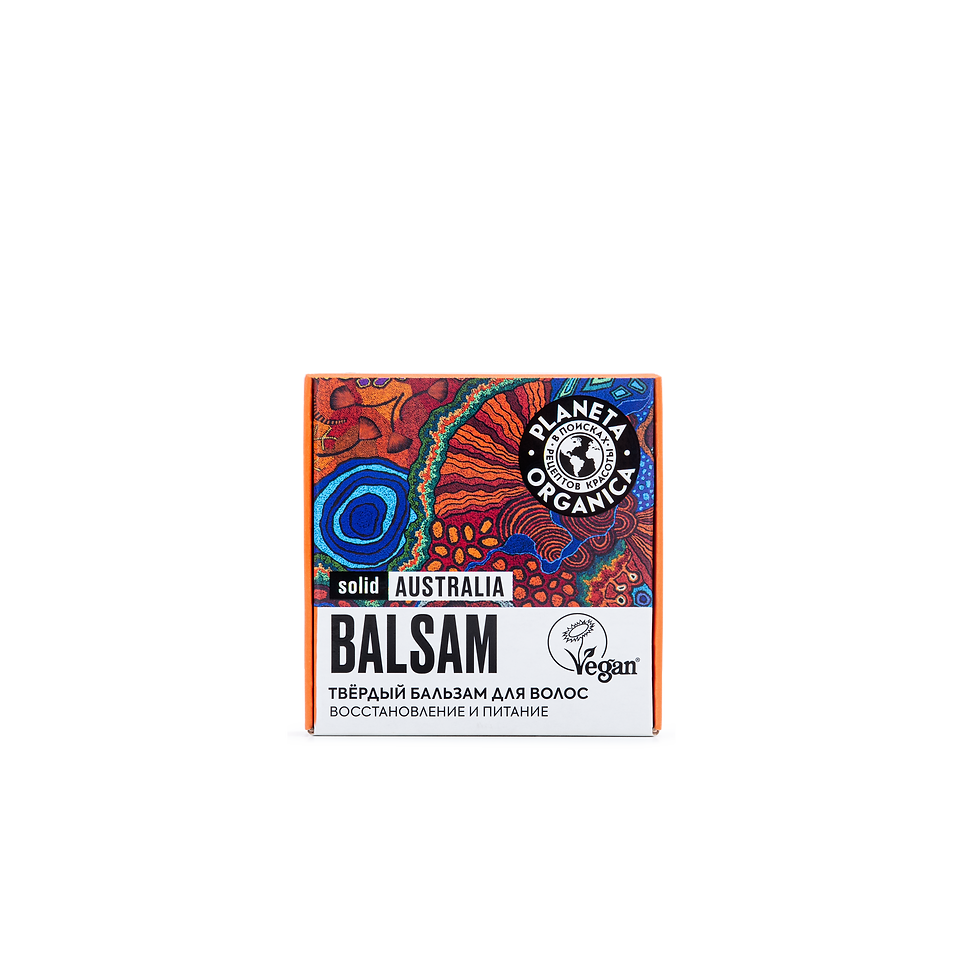 Solid - Vegan Formüllü Katı Saç Kremi "AUSTRALIA" (50 gr)