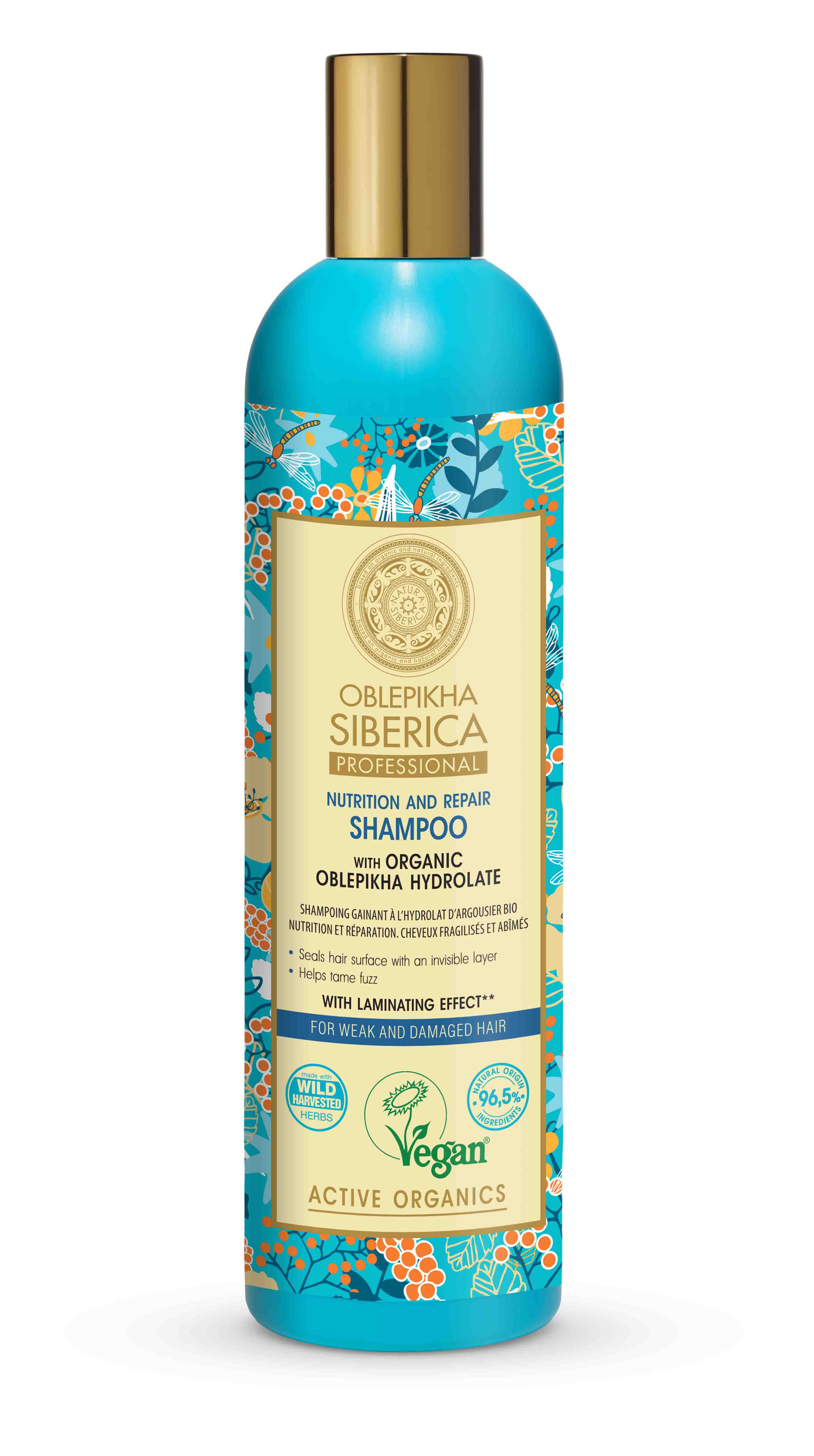 Oblepikha Siberica Yıpranmış Saçlar İçin Yabani İğde İçerikli Şampuan 400 ml