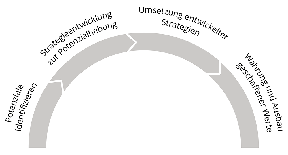 Animation ecA Lebenszyklus Schaubild