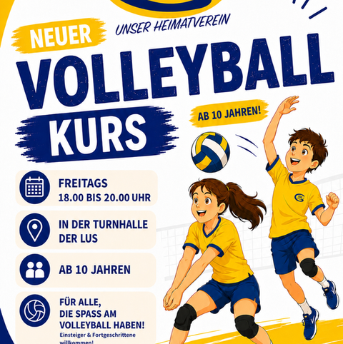 Volleyball Kurs ab 10 Jahren