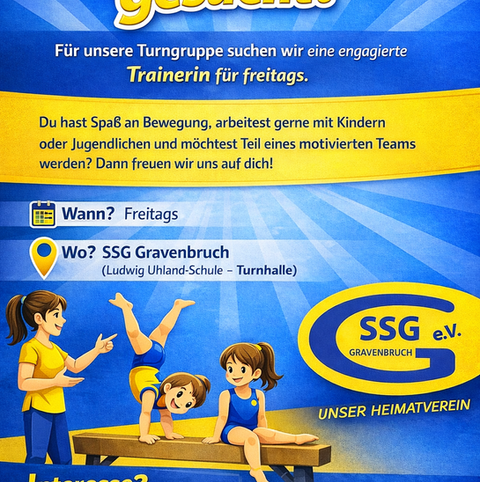 Turntrainerin für unsere Kids gesucht!