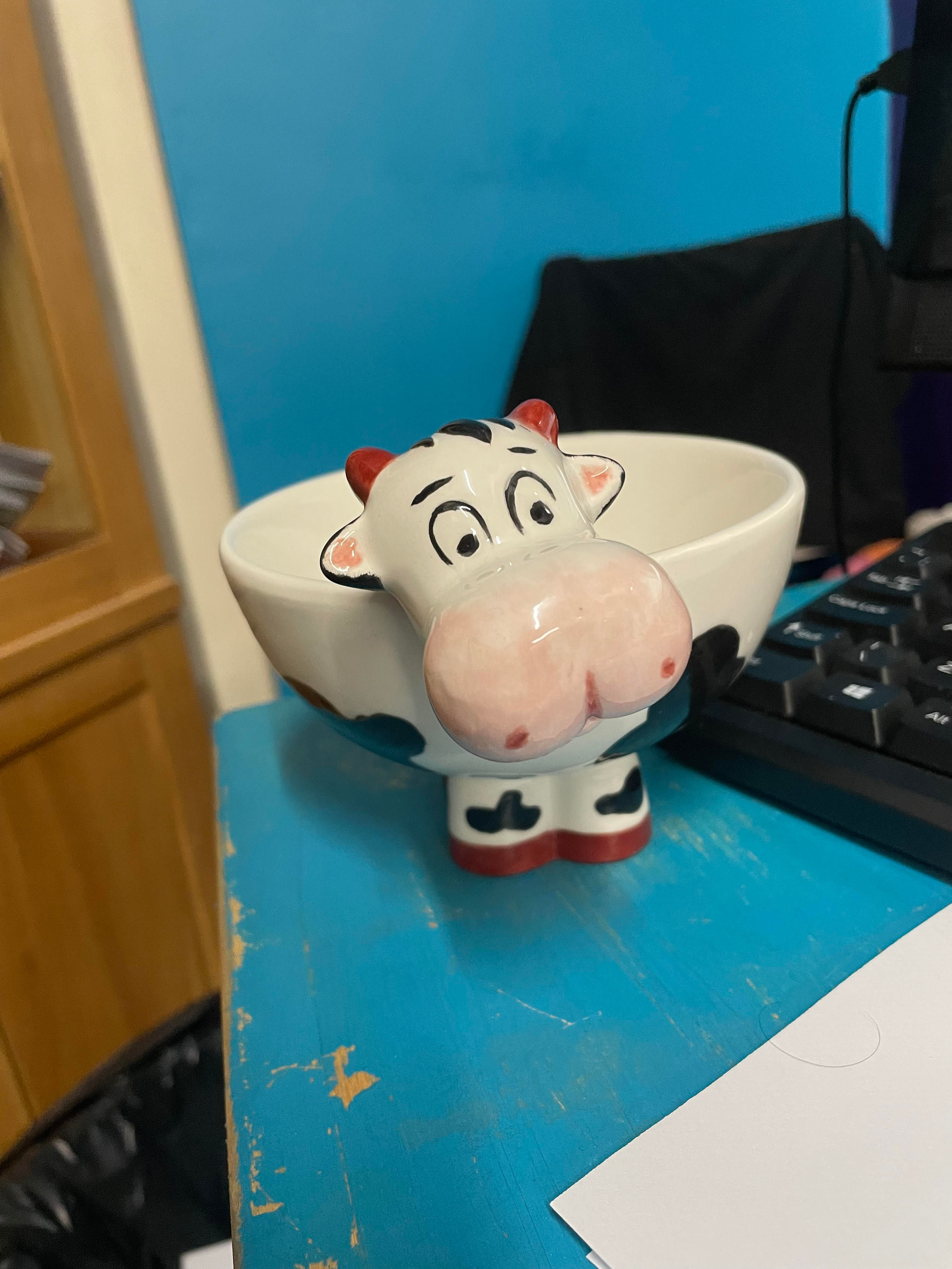 Cow Cereal Bowl