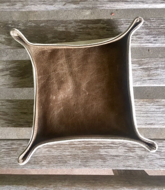 Vintage Mail Bag Dresser Tray