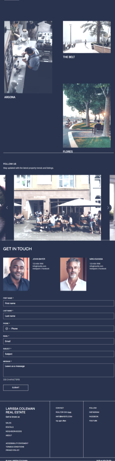 website development project
