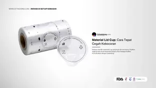 Material Lid Cup: Cara Tepat Cegah Kebocoran