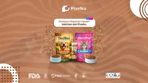 Kemasan Makanan Hewan Kekinian dari Pixelku
