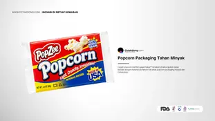 Popcorn Packaging Tahan Minyak