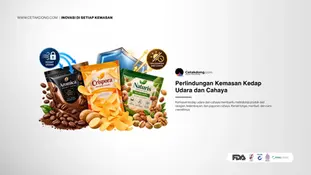 Perlindungan Kemasan Kedap Udara dan Cahaya