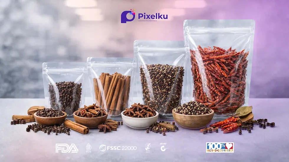 Penggunaan Standing Pouch bahan PET