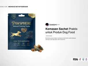 Kemasan Sachet Praktis untuk Produk Dog Food