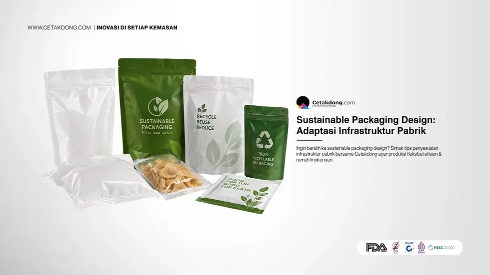 Sustainable Packaging Design: Adaptasi Infrastruktur Pabrik