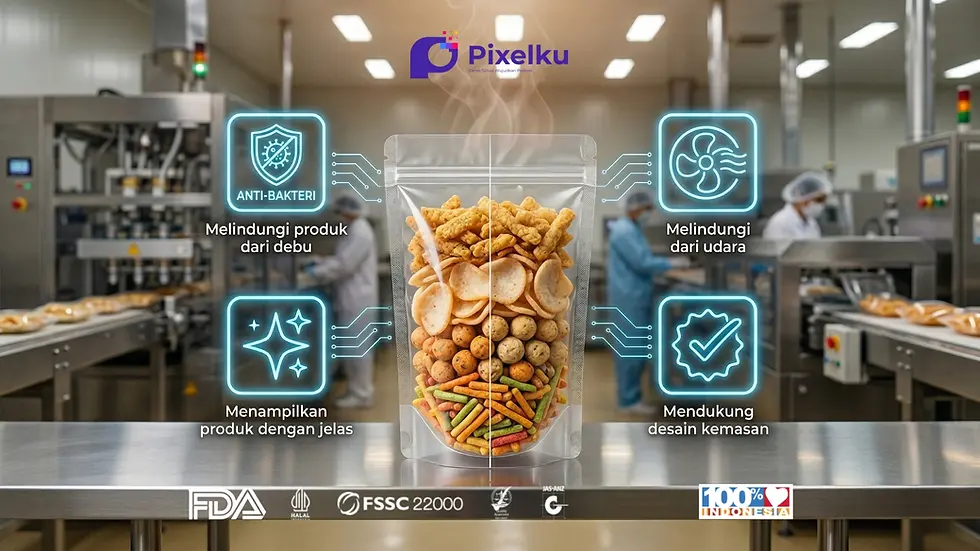 Penggunaan Standing Pouch bahan OPP