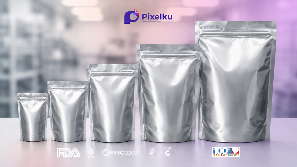 Penggunaan Standing Pouch bahan Aluminium