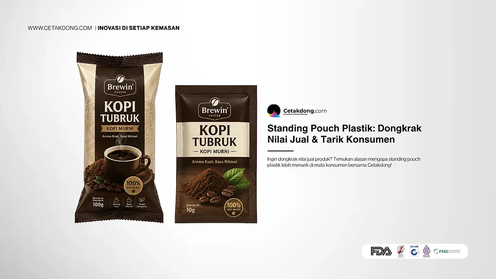 Center Seal atau 3 Side Seal? Sesuaikan Mesin Produksi