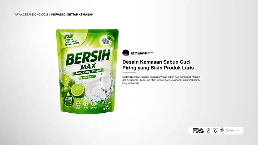 Desain Kemasan Sabun Cuci Piring yang Bikin Produk Laris