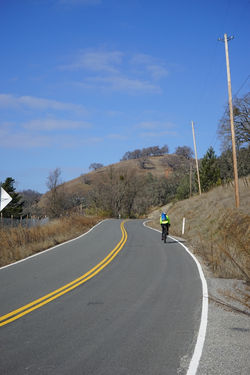 Flo sur la deuxième montée