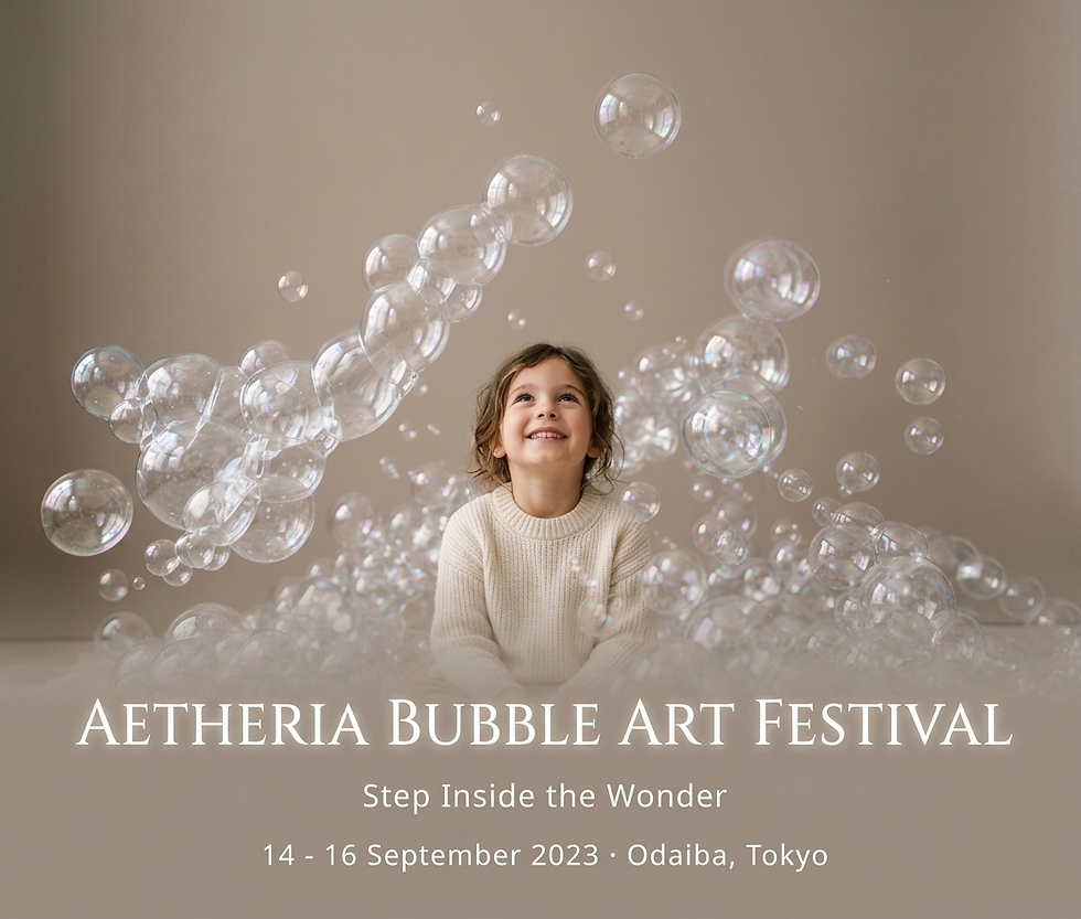 Bubble art wonder poster
