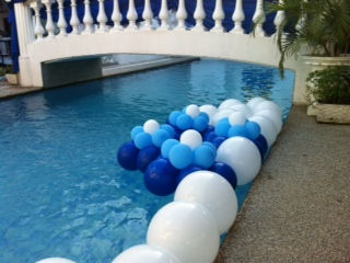 Blue and Silver