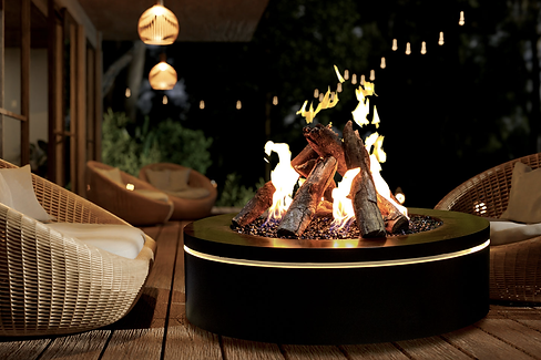 We have beautiful options from Urbana, Napoleon and Barbara Jean for spectacular fire pits.