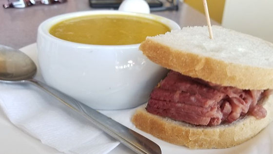1/2 Sandwich & Soup or House Salad