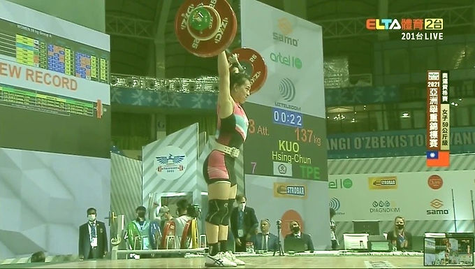 【English News】Taiwan's 'Goddess of Weightlifting' earns Olympic spot ( 台灣舉重女神刷新世界紀錄贏得奧運冠軍 )