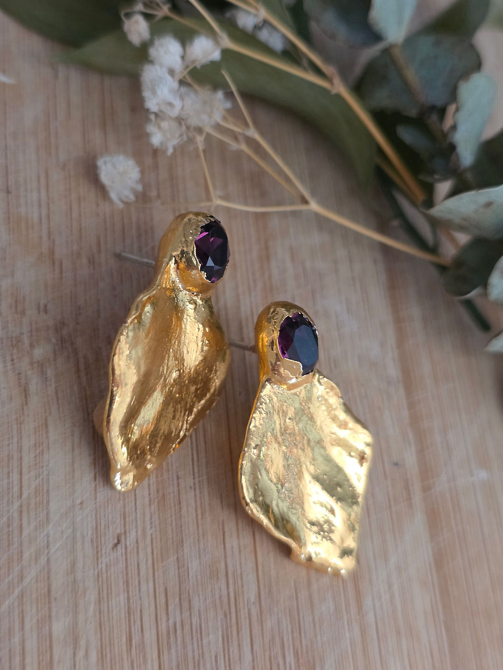Thumbnail: Aretes con baño creado con Cristales de Swarovski