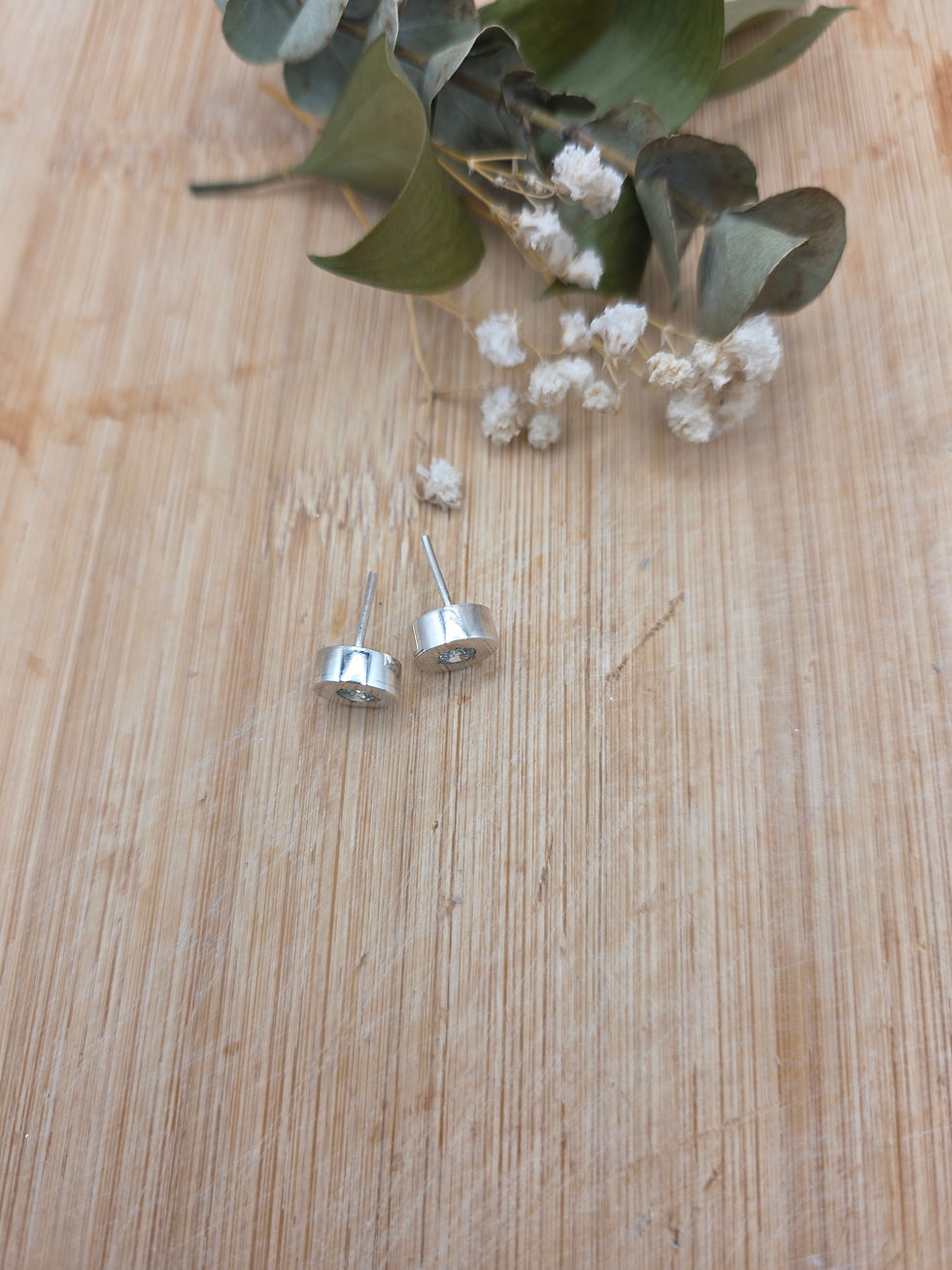 Thumbnail: Aretes en plata y Aguamarina