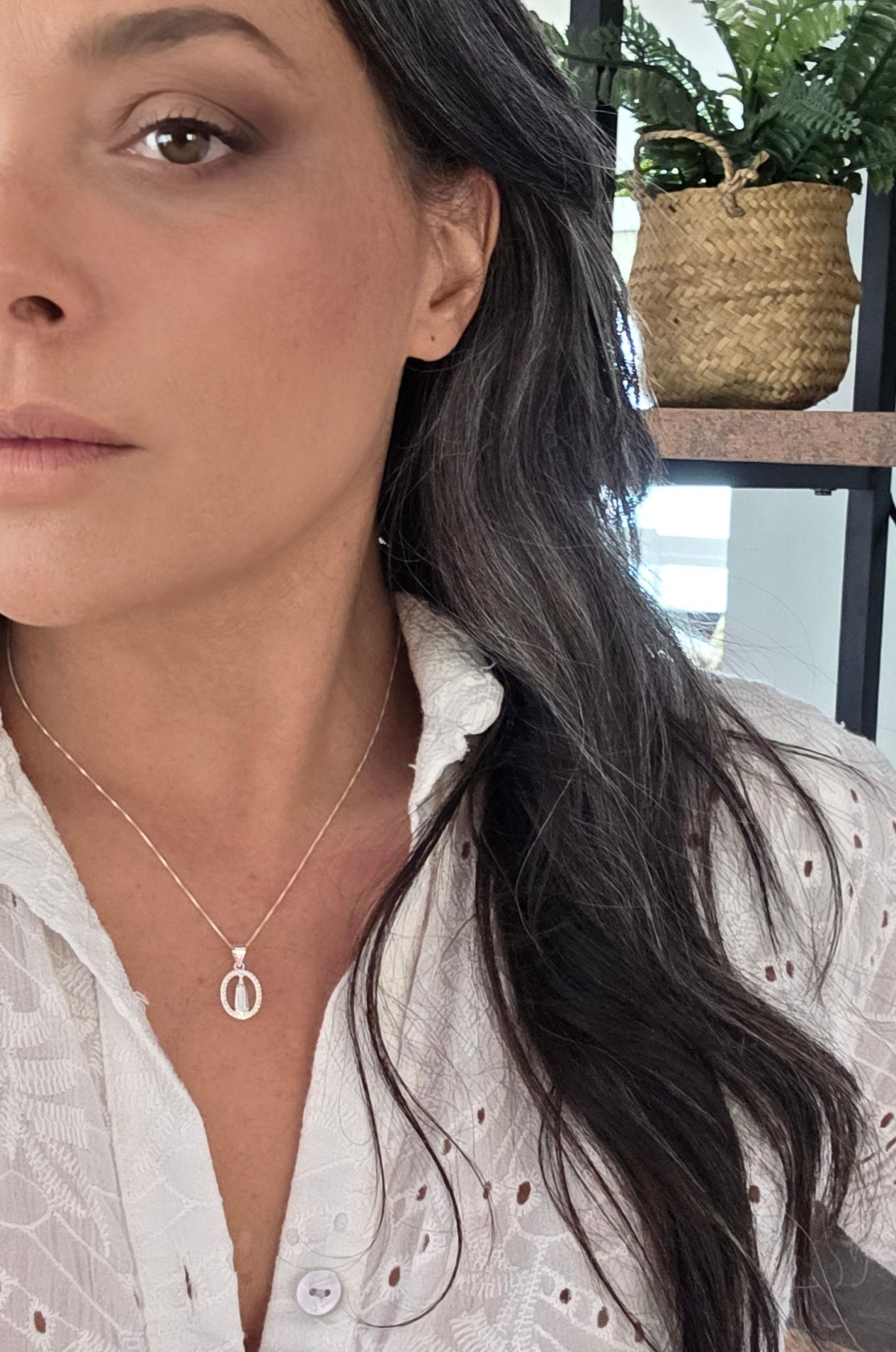 Cadena y medalla de la Virgen 