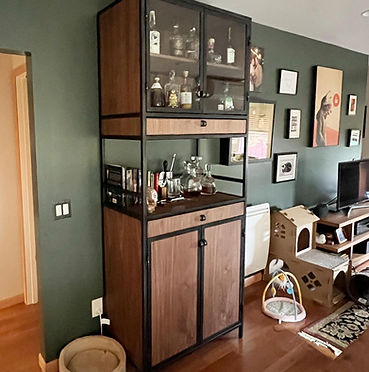 Custom handcrafted bar cabinets