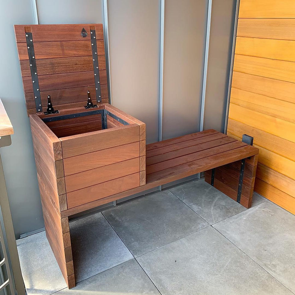 Ipe Mail Bench