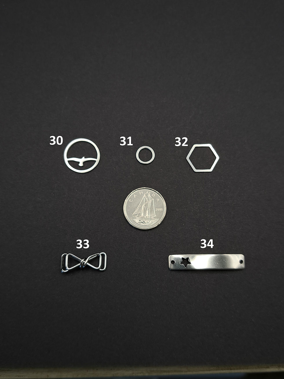 Thumbnail: Silver Stainless Steel Anklets