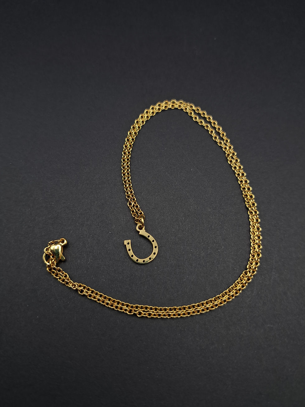 Thumbnail: Horseshoe Charm Necklace