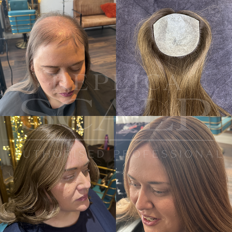 Replica scalp collage 6