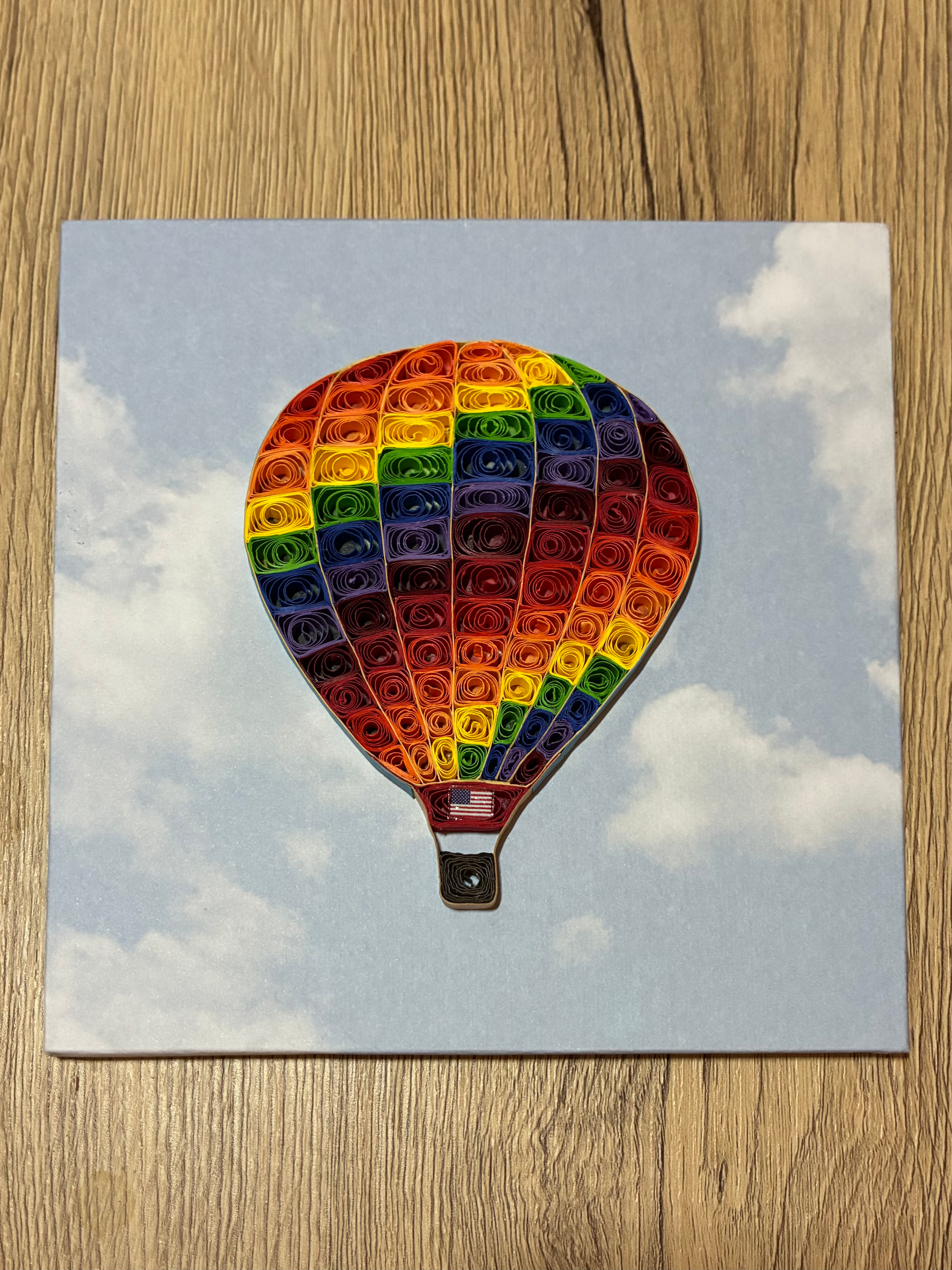 Small hot air balloon