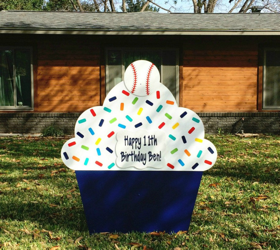 Orlando FL Birthday Sign Rental - Stork Lady Celebrations