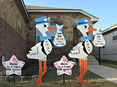 Polk County, Florida ~ New Baby Stork Yard Signs