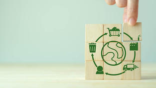 Ondersteunend plaatje die recycling weergeeft