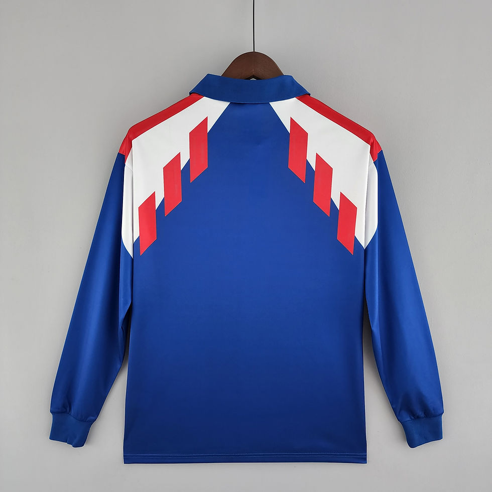 Thumbnail: France 1990 Retro Long Sleeve Home Kit