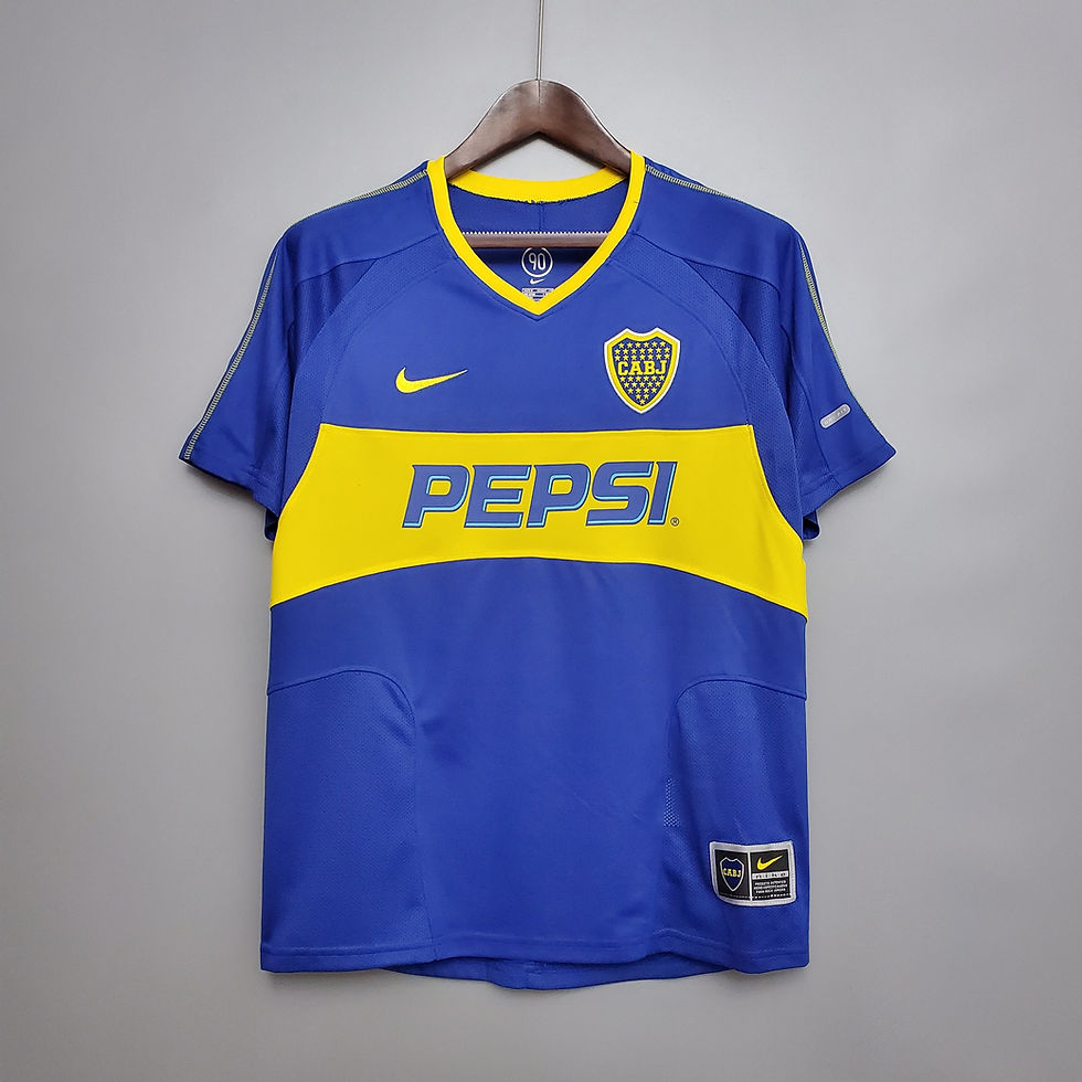 Thumbnail: Boca Juniors 00/01 Retro Home Kit