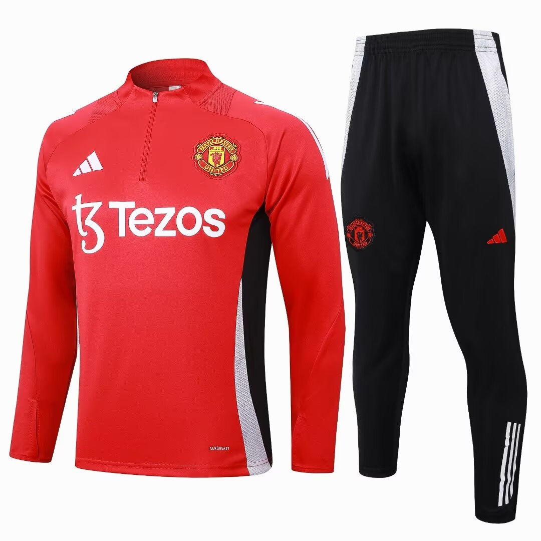 Manchester United 24/25 Tracksuit - Red