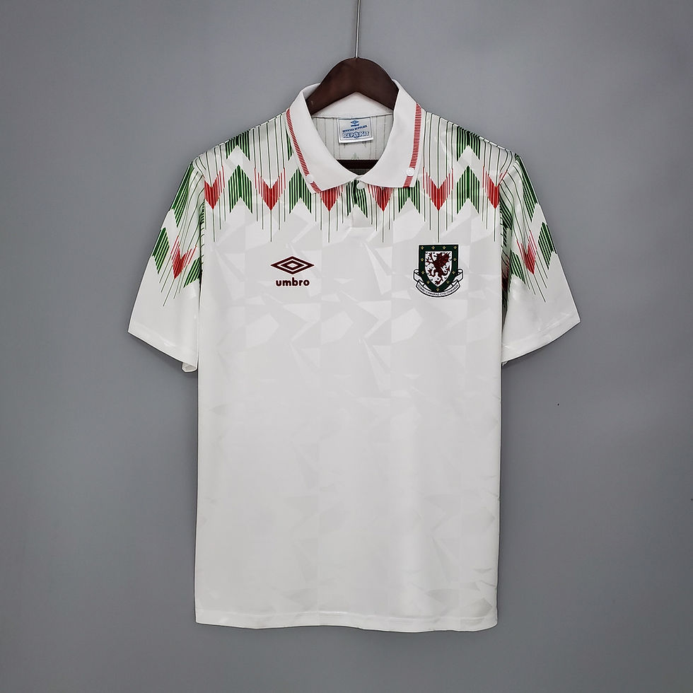 Thumbnail: Wales 1990 Retro Away Kit