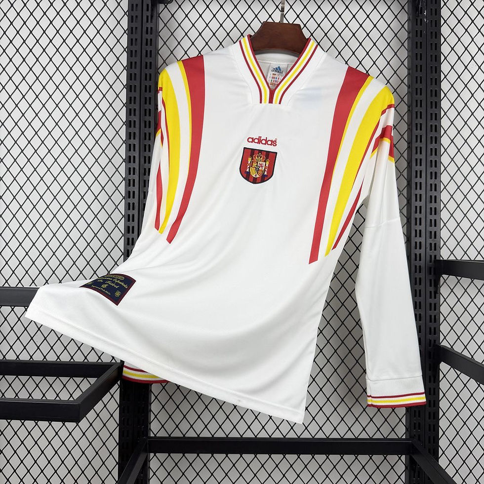 Thumbnail: Spain 1996 Retro Long Sleeve Away Kit