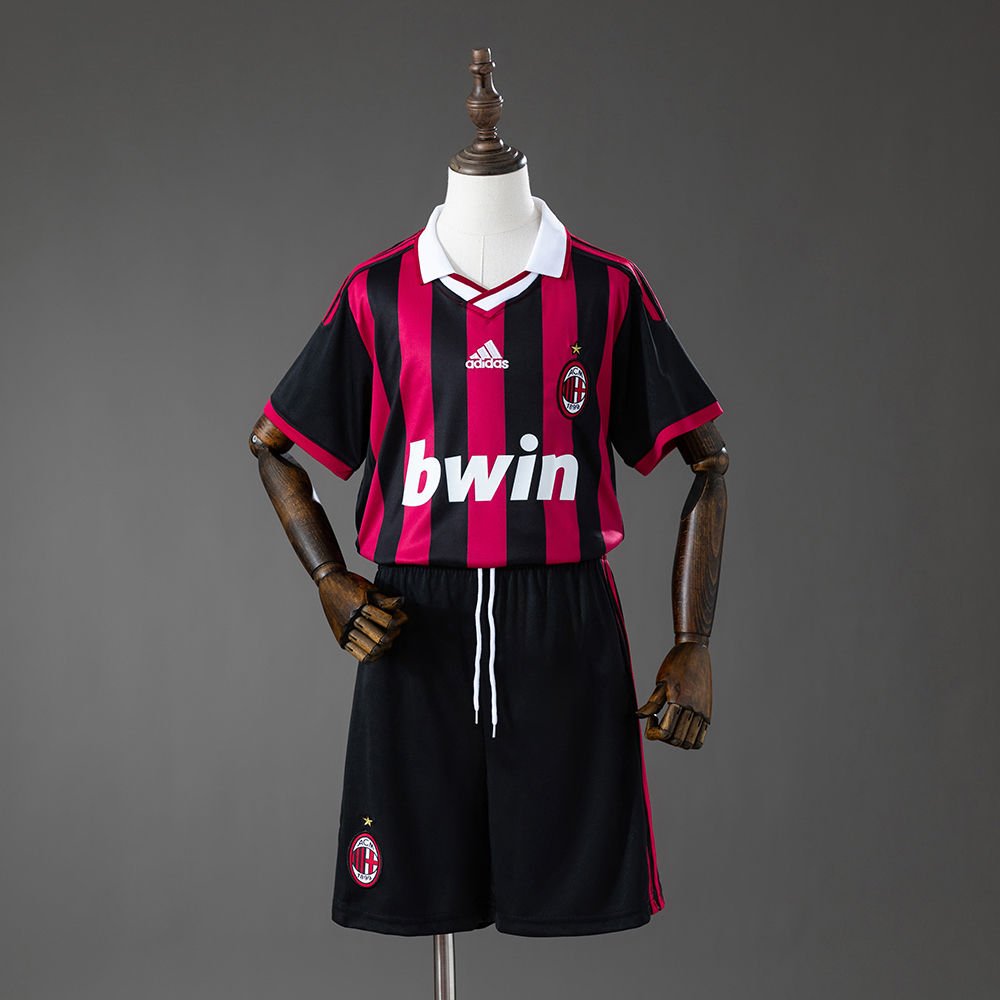 AC Milan 09/10 Retro Kids Home Kit