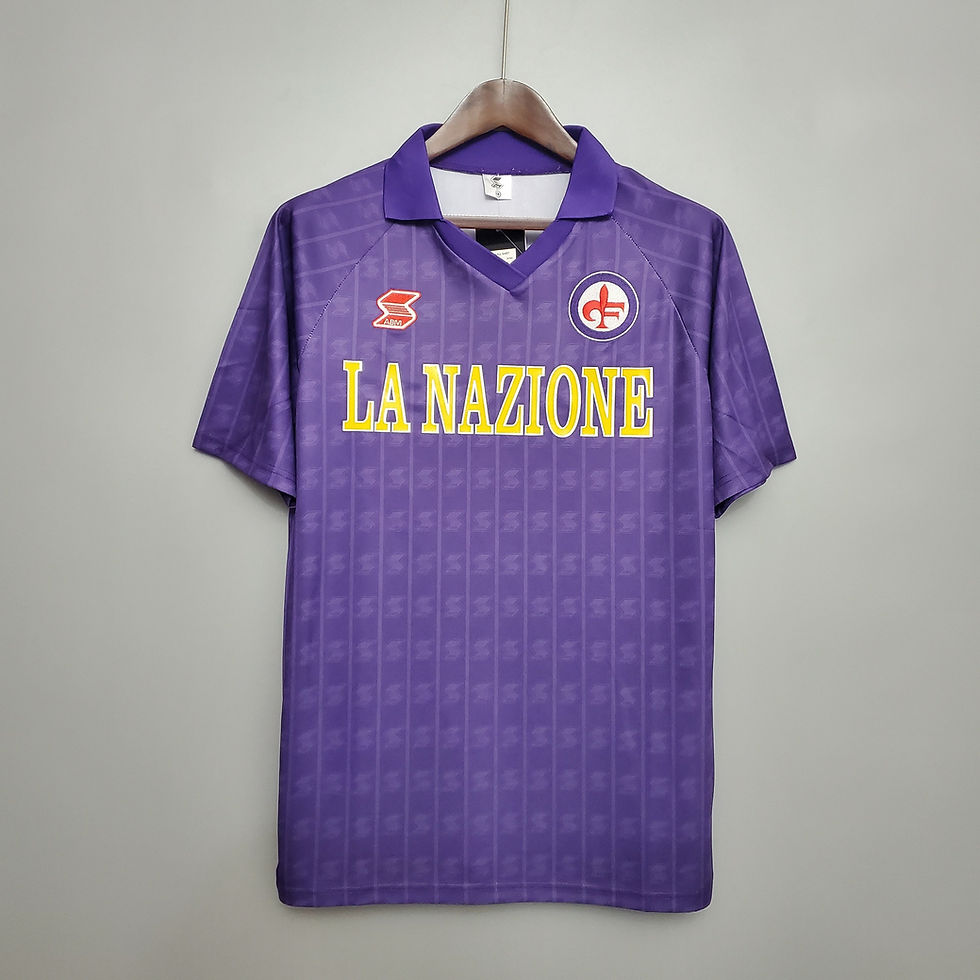 Thumbnail: Fiorentina 89/90 Retro Home Kit