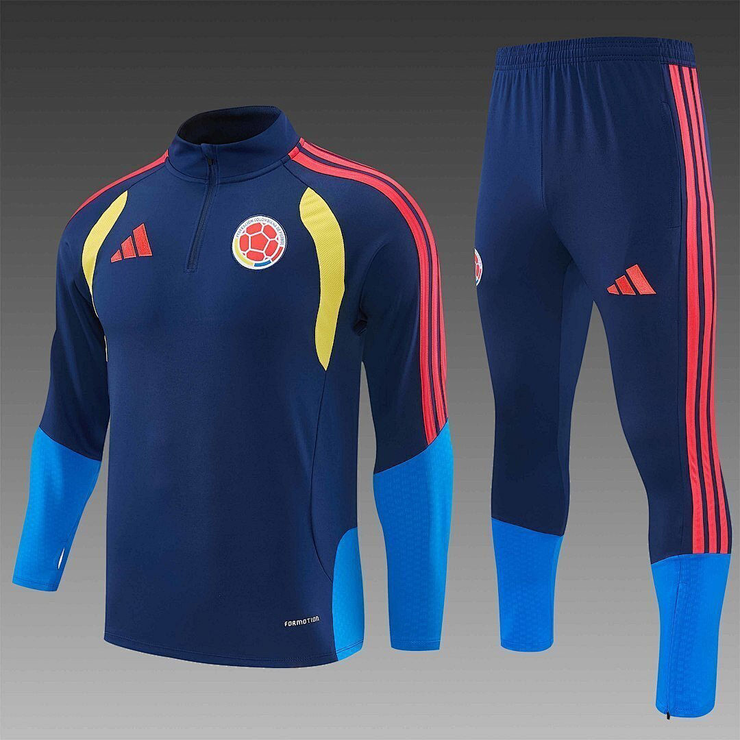 Colombia 2026 Tracksuit - Navy Blue