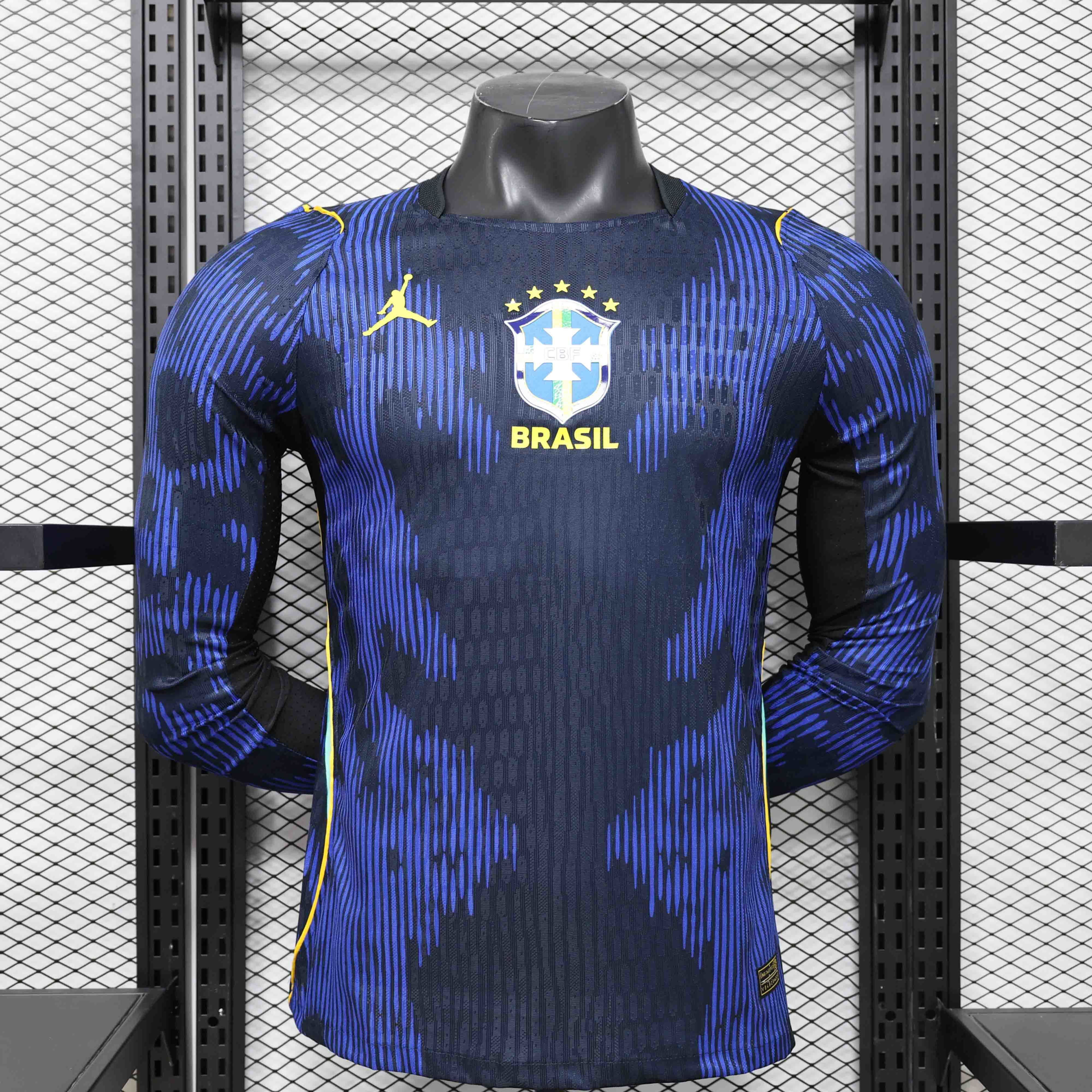 Brazil x Jordan 2026 Authentic Long Sleeve Away Kit