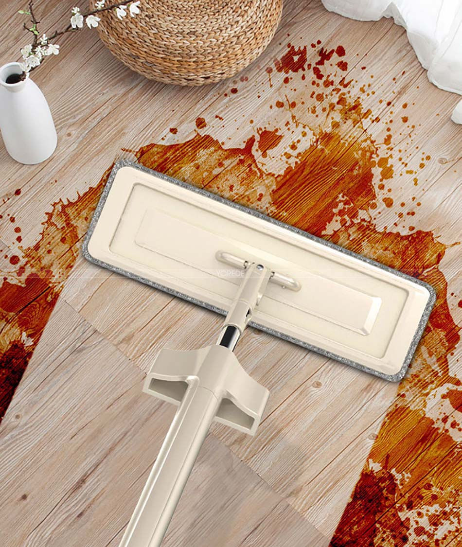 Thumbnail: Magic Self-Cleaning Squeeze Mop Microfiber Spin And Go Flat Mop For Washi