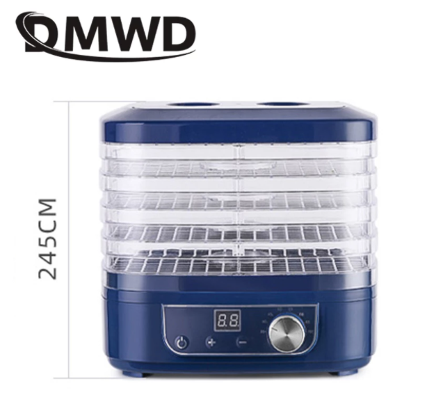 Thumbnail: DWWD Dried Fruit Vegetables Herb Meat Machine Household MINI Food Dehydrator