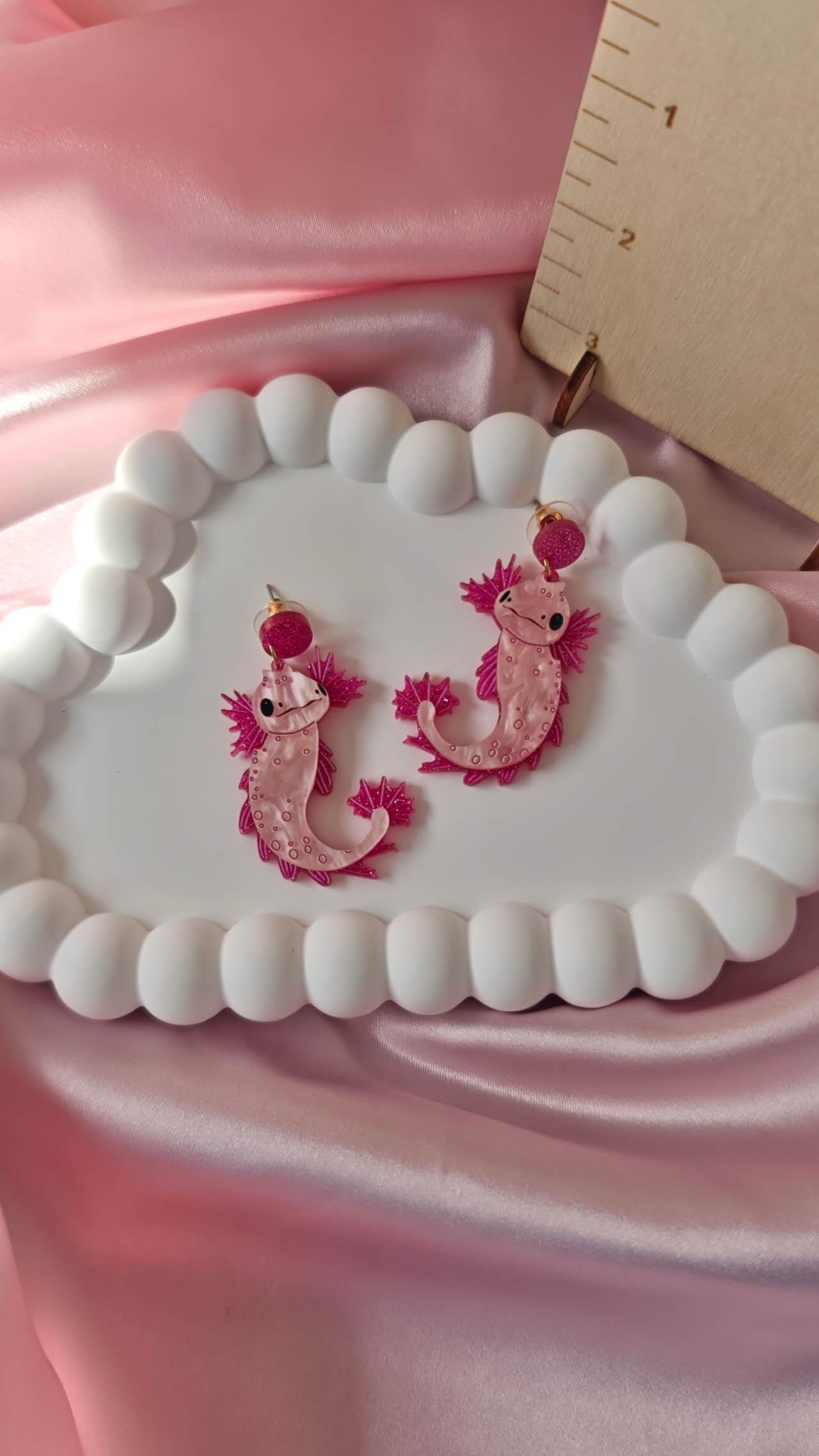 Axolotl Wonderland Dangles